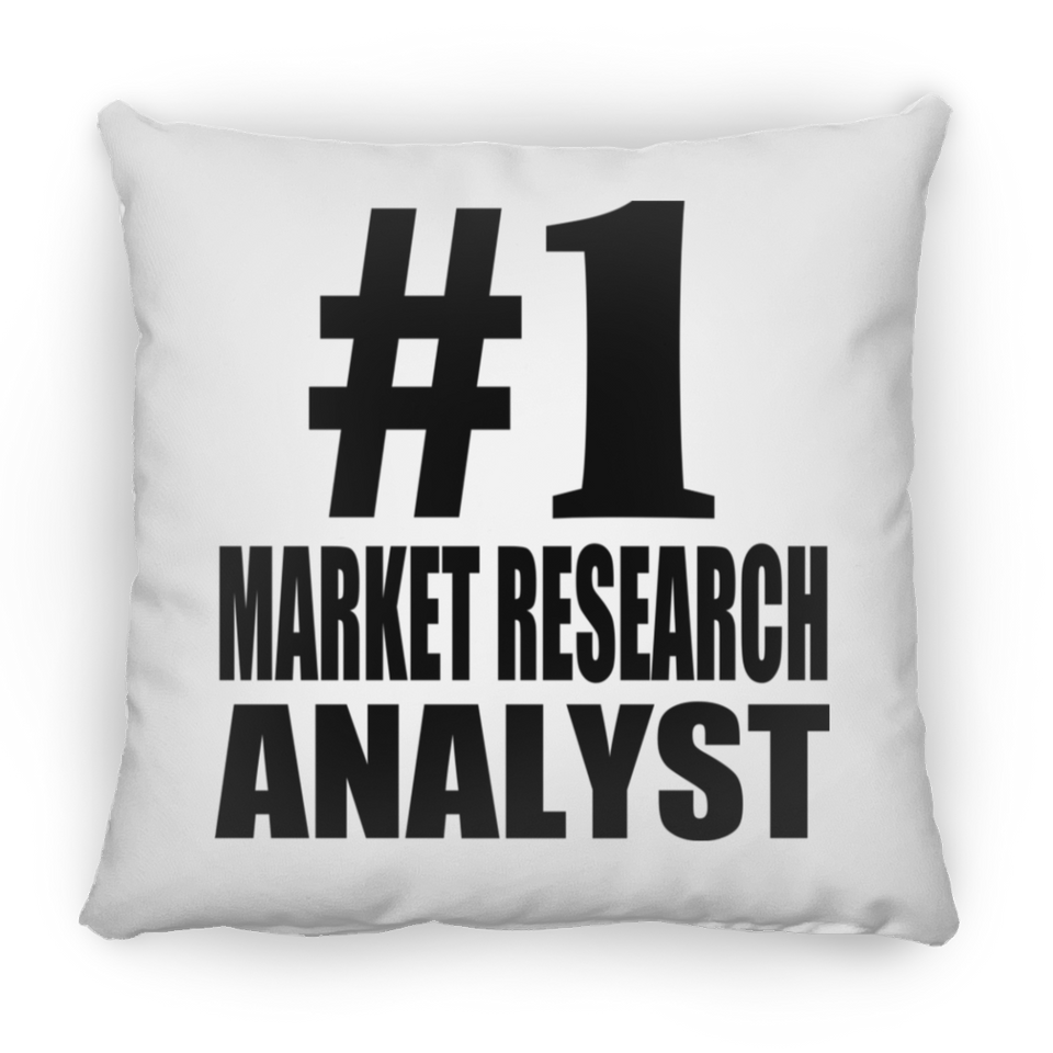 Number One #1 Market Research Analyst - Throw Pillow