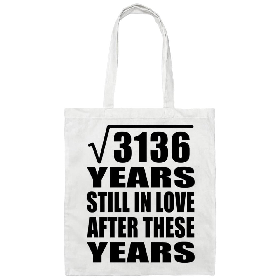 56th Anniversary Square Root of 3136 Years Still In Love - Tote Bag White