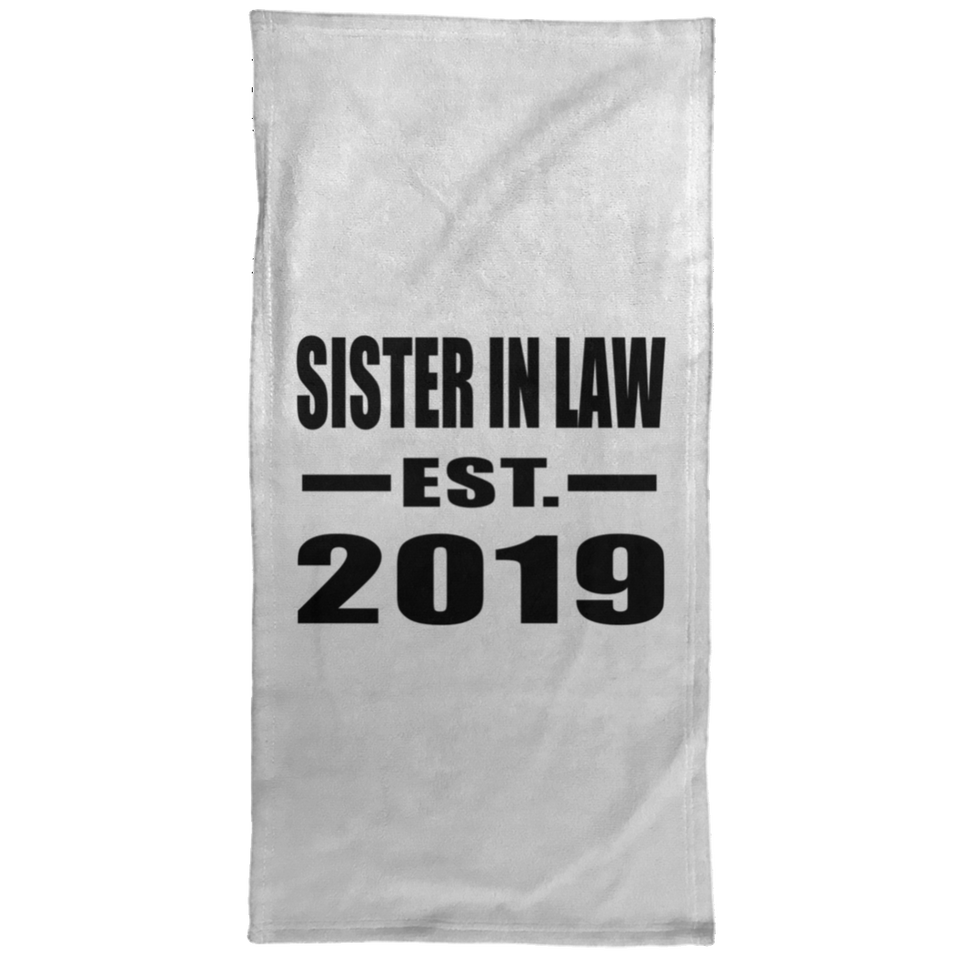 Sister In Law Established EST. 2019 - Hand Towel