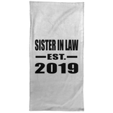Sister In Law Established EST. 2019 - Hand Towel