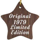45th Birthday Original 1979 Limited Edition - Star Ornament D