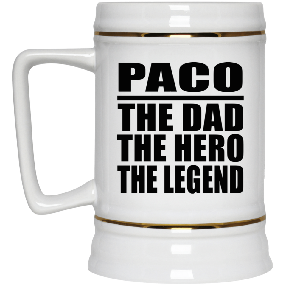 Personalized Text ES 406-4167141-3973129 22217 Beer Stein 22oz.