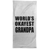 World's Okayest Grandpa - Hand Towel