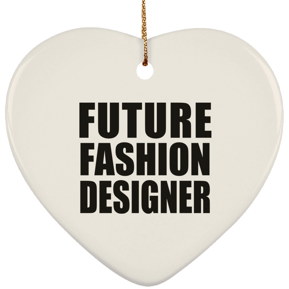 Future Fashion Designer - Heart Ornament