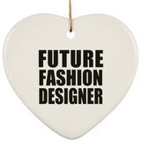 Future Fashion Designer - Heart Ornament