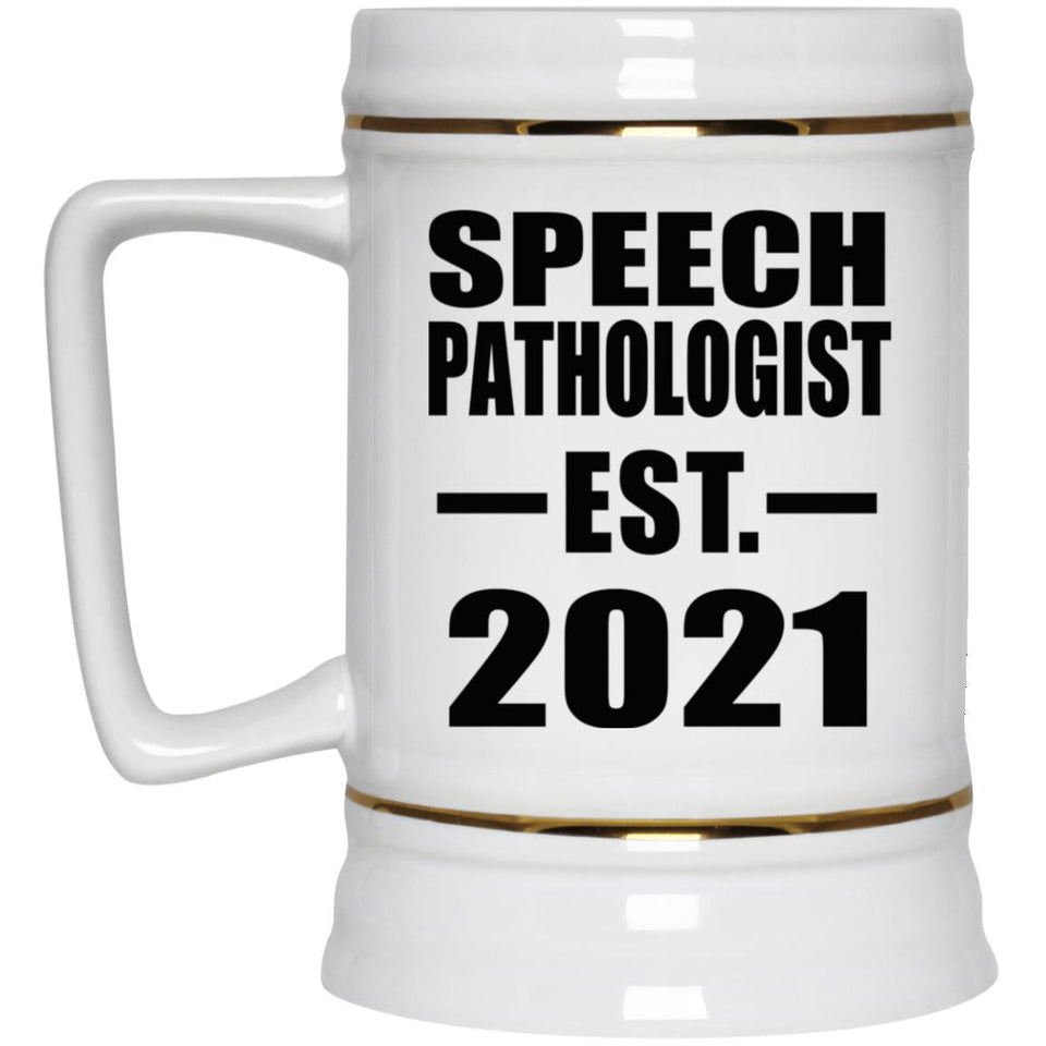 Speech Pathologist Established EST. 2021 - Beer Stein