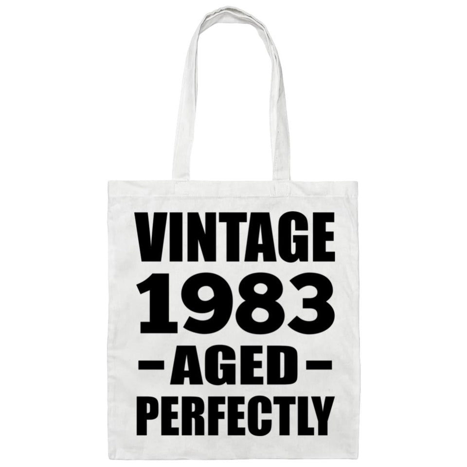 41st Birthday Vintage 1983 Aged Perfectly - Tote Bag White