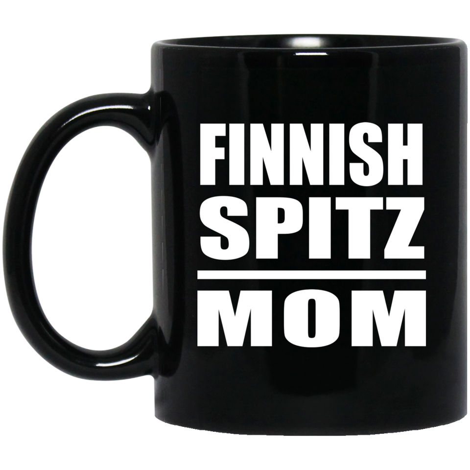 Finnish Spitz Mom - 11oz Coffee Mug Black