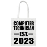 Computer Technician Established EST. 2023 - Tote Bag White
