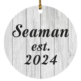Seaman Established Est. 2024 - Circle Ornament F