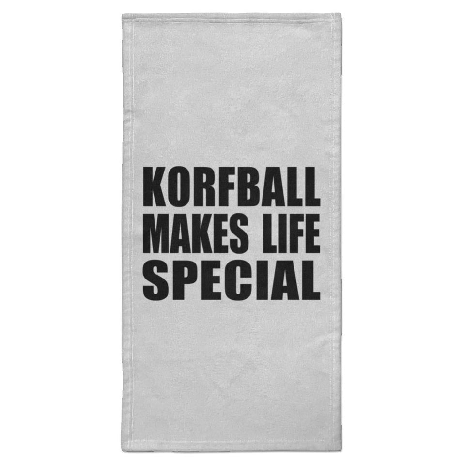 Korfball Makes Life Special - Hand Towel