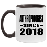 Anthropologist Since 2018 - 11oz Accent Mug Black