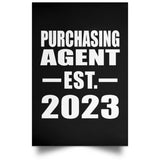 Purchasing Agent Established EST. 2023 - Poster Portrait