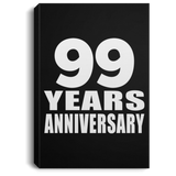 99th Anniversary 99 Years Anniversary - Canvas Portrait