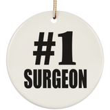 Number One #1 Surgeon - Circle Ornament