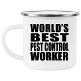 World's Best Pest Control Worker - 12oz Camping Mug