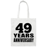 49th Anniversary 49 Years - Tote Bag White