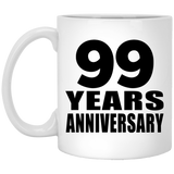99th Anniversary 99 Years - 11 Oz Coffee Mug