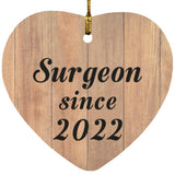 Surgeon Since 2022 - Heart Ornament C