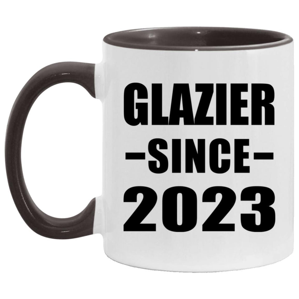 Glazier Since 2023 - 11oz Accent Mug Black