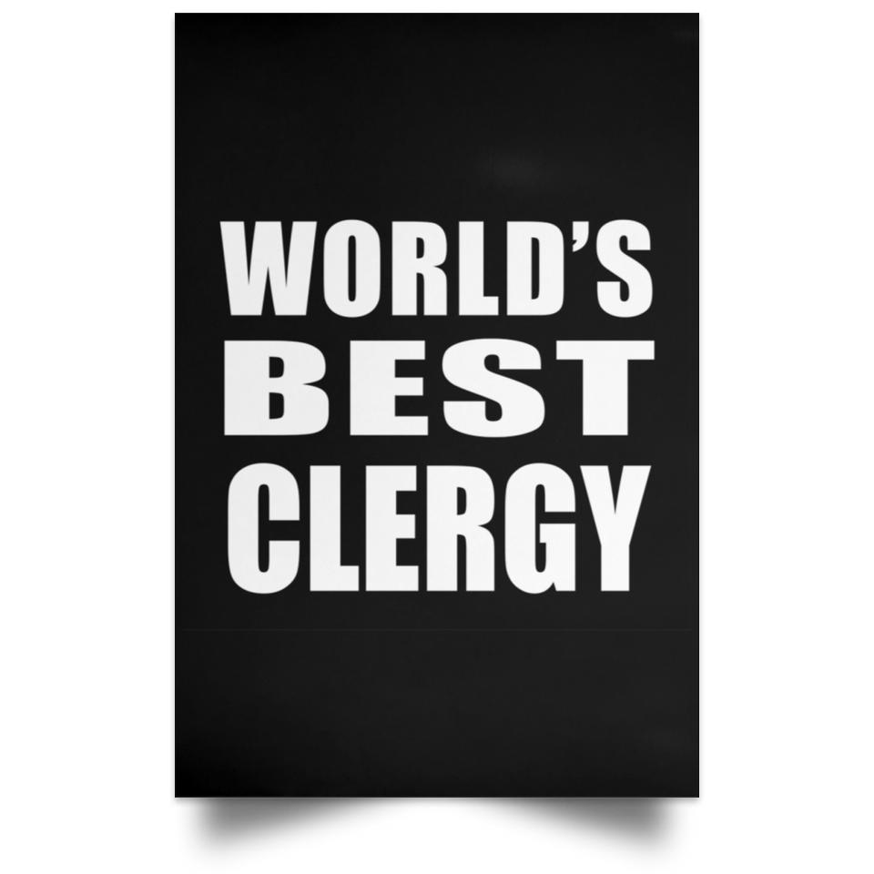 World's Best Clergy - Poster Portrait