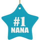 Number One #1 Nana - Star Ornament