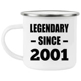 23rd Birthday Legendary Since 2001 - 12oz Camping Mug