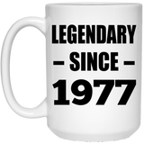 47th Birthday Legendary Since 1977 - 15oz Coffee Mug