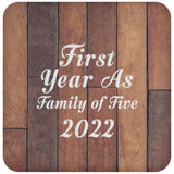 First Year As Family Of Five 2022 - Drink Coaster E