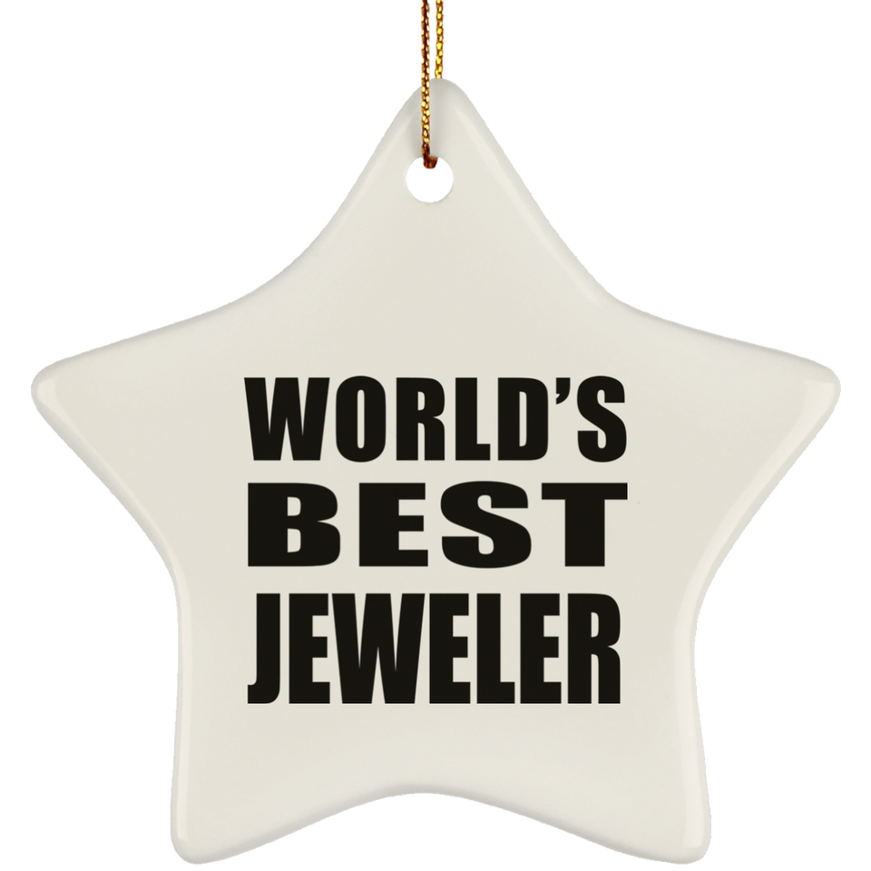World's Best Jeweler - Star Ornament