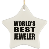 World's Best Jeweler - Star Ornament
