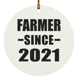 Farmer Since 2021 - Circle Ornament