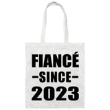 Fiance Since 2023 - Tote Bag White