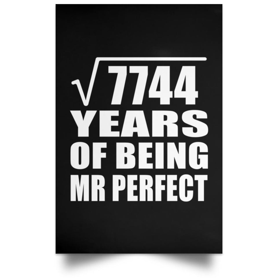 88th Anniversary Square Root of 7744 Years of Mr Perfect - Poster Portrait