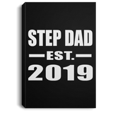Step Dad Established EST. 2019 - Canvas Portrait