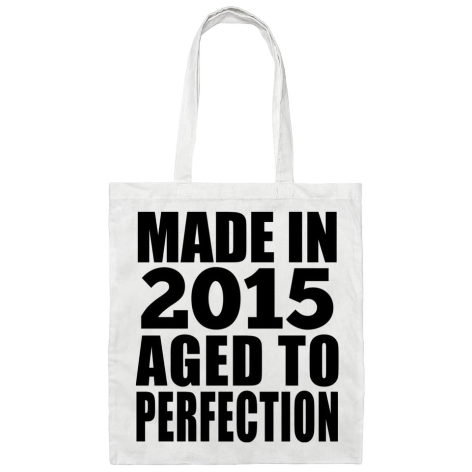 9th Birthday Made In 2015 Aged to Perfection - Tote Bag White