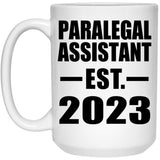 Paralegal Assistant Established EST. 2023 - 15oz Coffee Mug