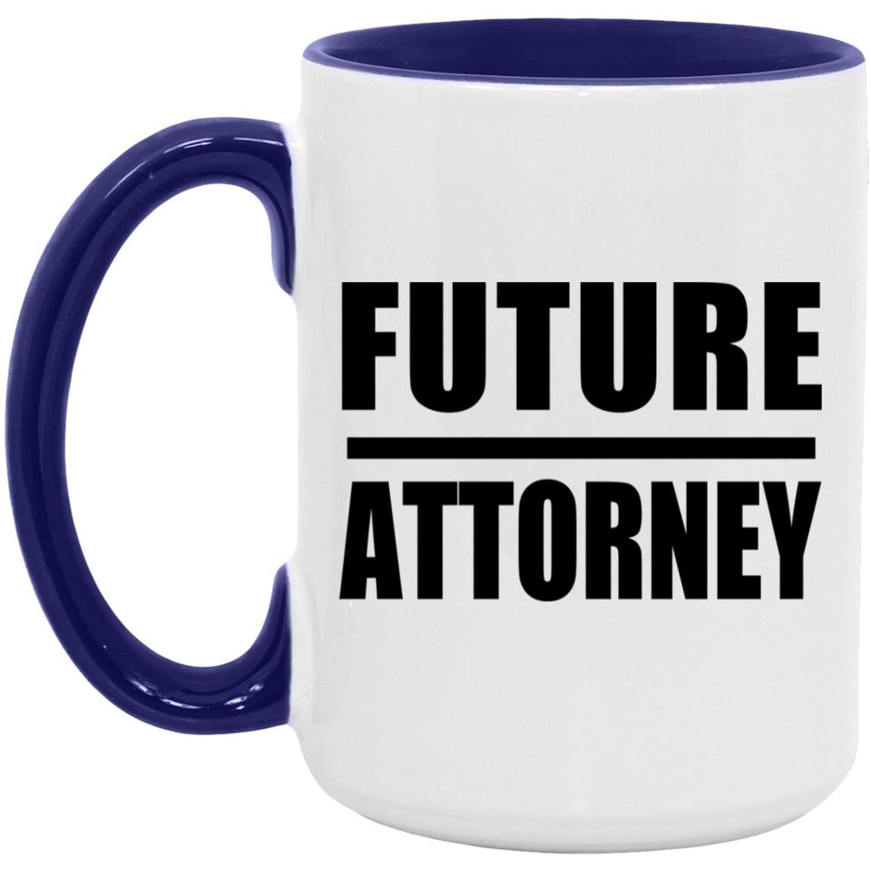 Future Attorney - 15oz Accent Mug Purple