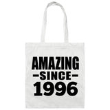 28th Birthday Amazing Since 1996 - Tote Bag White