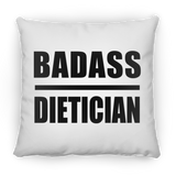 Badass Dietician - Throw Pillow