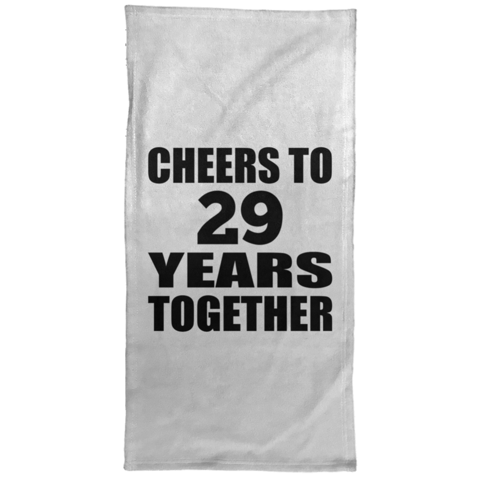 29th Anniversary Cheers To 29 Years Together - Hand Towel