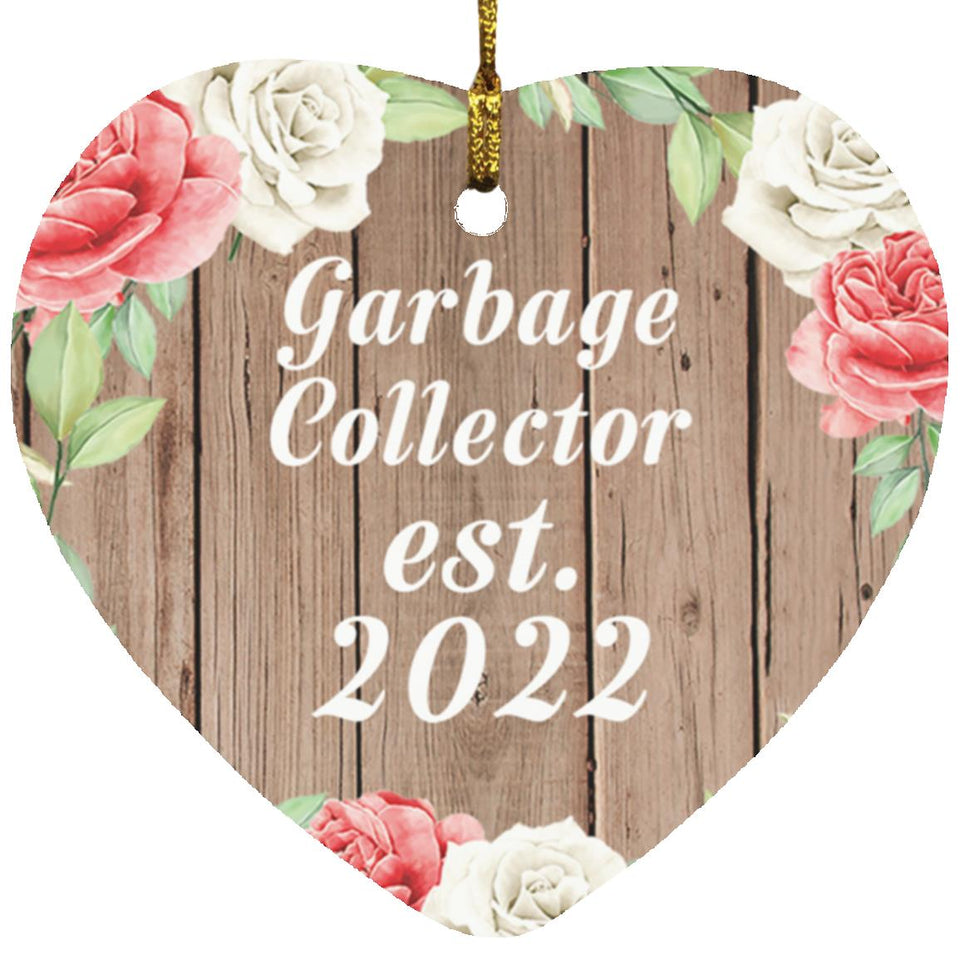 Garbage Collector Established Est. 2022 - Heart Ornament B