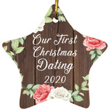 Our First Christmas Dating 2020 - Star Ornament A