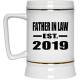Father In Law Established EST. 2019 - Beer Stein