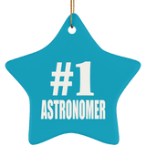 Number One #1 Astronomer - Star Ornament