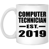 Computer Technician Established EST. 2019 - 11oz Coffee Mug