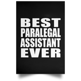 Best Paralegal Assistant Ever - Poster Portrait
