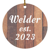 Welder Established Est. 2023 - Circle Ornament E