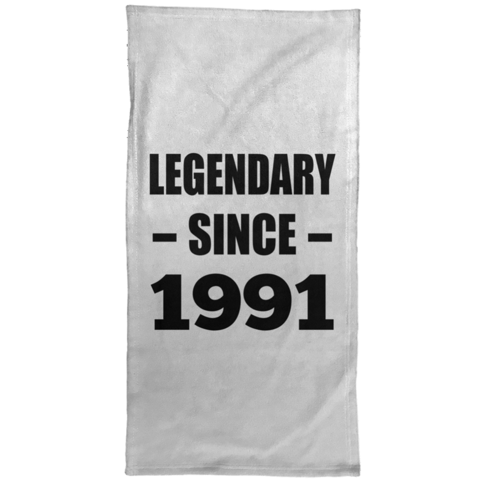 33rd Birthday Legendary Since 1991 - Hand Towel