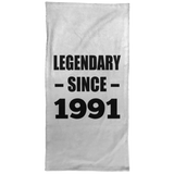 33rd Birthday Legendary Since 1991 - Hand Towel